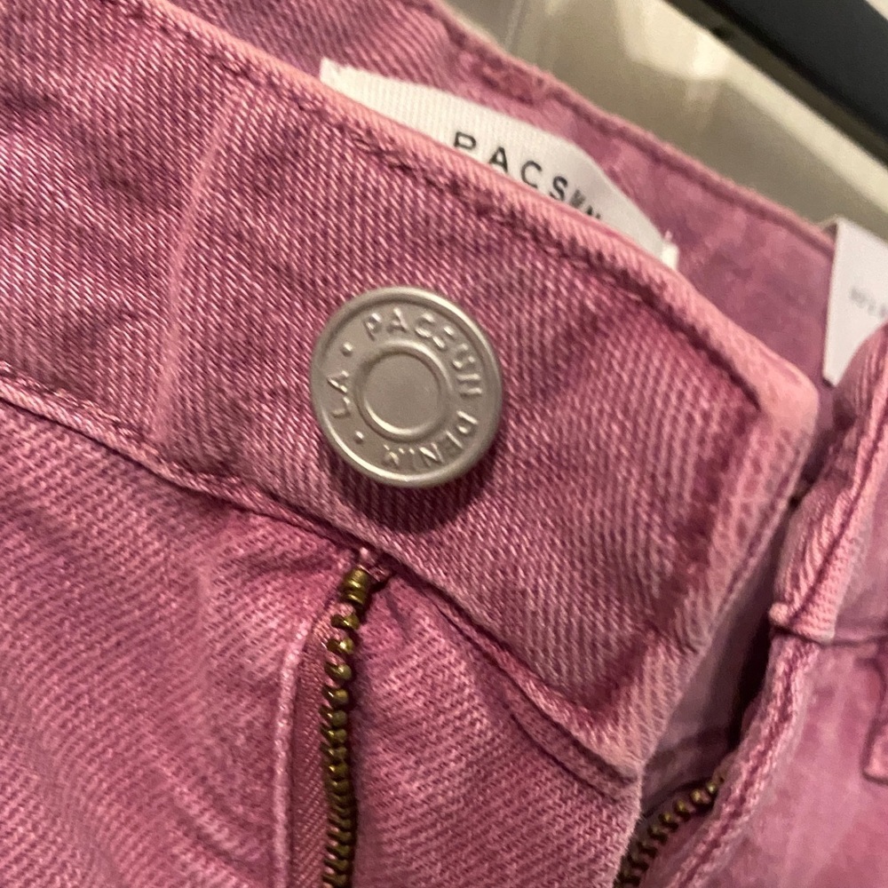PacSun Dusty Rose Straight Leg Jeans - Picture 10 of 12